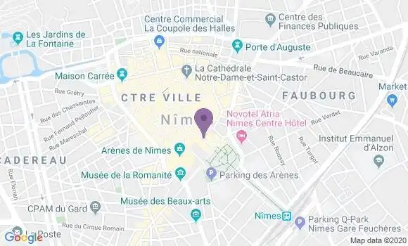 Localisation Mtre Cailar Marion