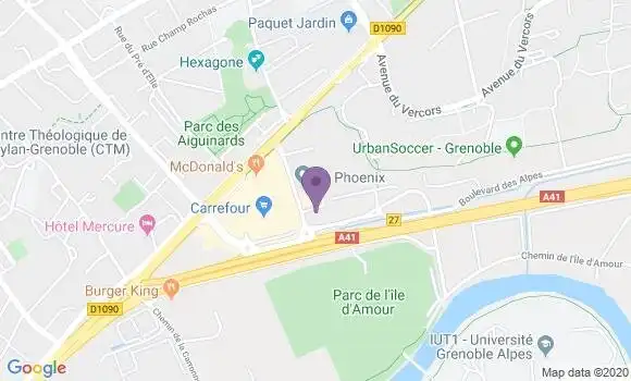 Localisation Mtre Juveneton Pauline