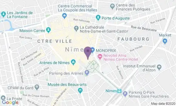 Localisation Mtre Delran Camille