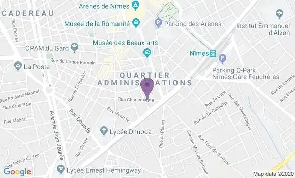 Localisation Mtre Gaborit Karline