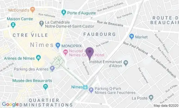 Localisation Mtre Huc Olivier