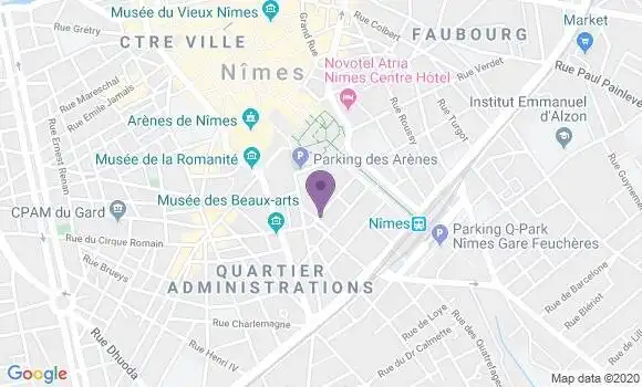 Localisation Mtre Imbert Gleize Brigitte