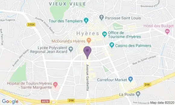 Localisation Mtre Berger Christian