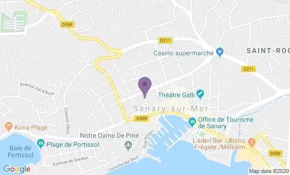 Localisation Mtre Cas Christophe