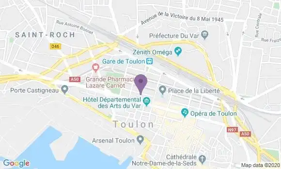 Localisation Mtre Castagnon Sandie