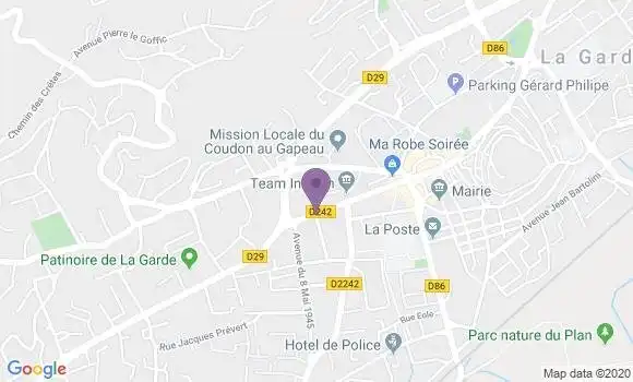Localisation Mtre D