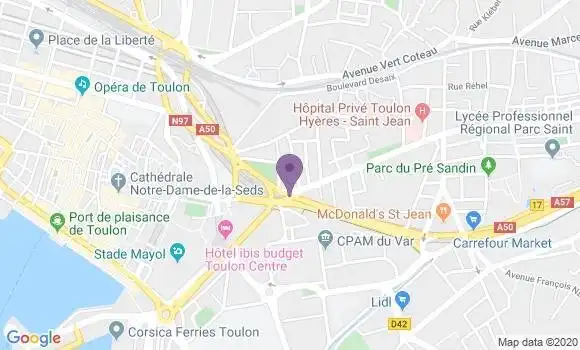 Localisation Mtre Georges Patrick