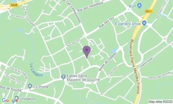 Localisation Mtre Touron Jean
