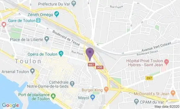 Localisation Mtre Martello Cyril