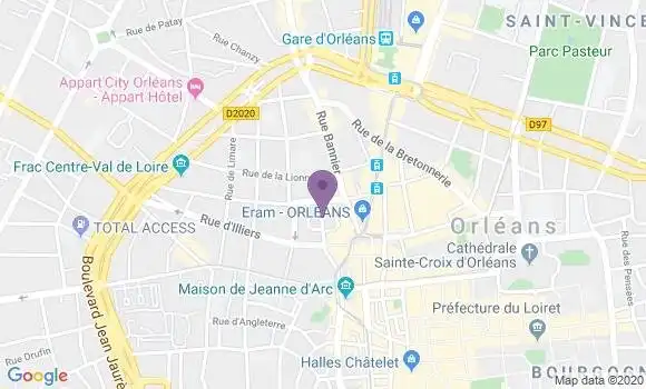 Localisation Mtre Bernabeu Elisabeth