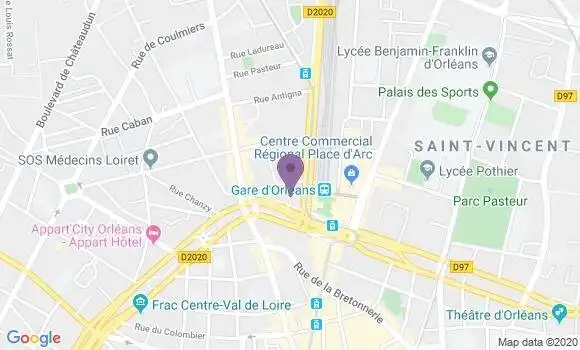 Localisation Mtre Denizot Paul