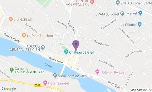 Localisation Mtre Guilbert Isabelle