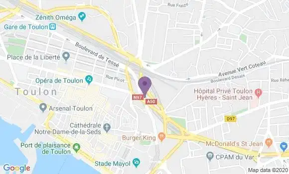 Localisation Mtre Simonin Odile