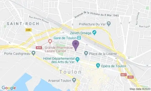 Localisation Mtre Turner James