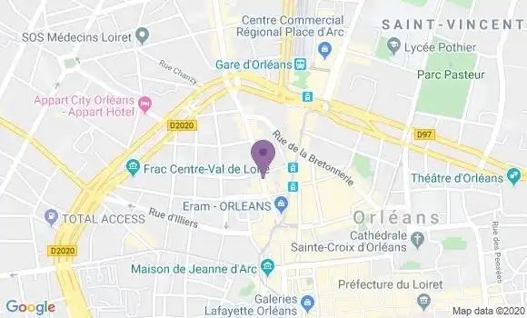 Localisation Mtre Riandey Paul