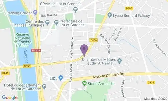 Localisation Mtre Labadie Sarah