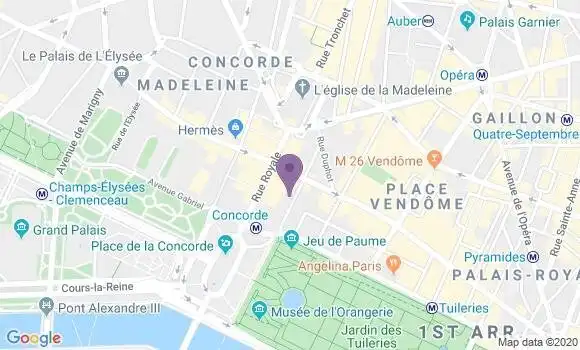 Localisation Mtre Berest Justin