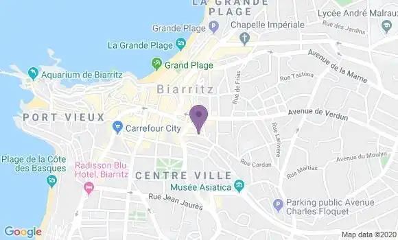 Localisation Mtre Abeberry Xavier