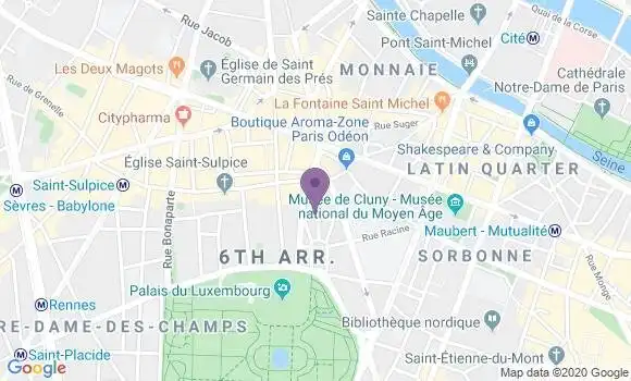 Localisation Mtre Aidan Frank