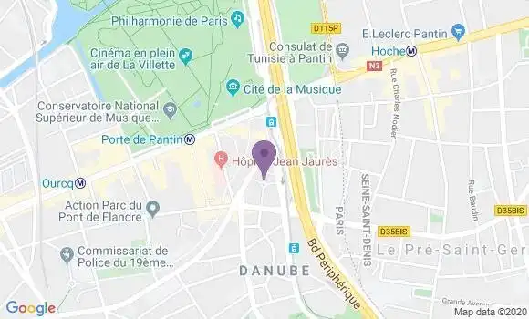 Localisation Mtre De Tienda Jouhet Véronique