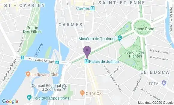 Localisation Mtre Fossat Louis