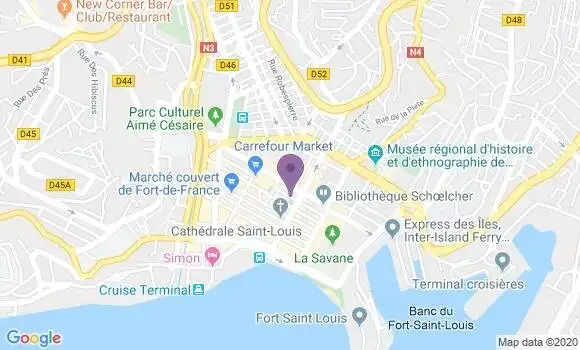 Localisation Mtre Alves Isadora