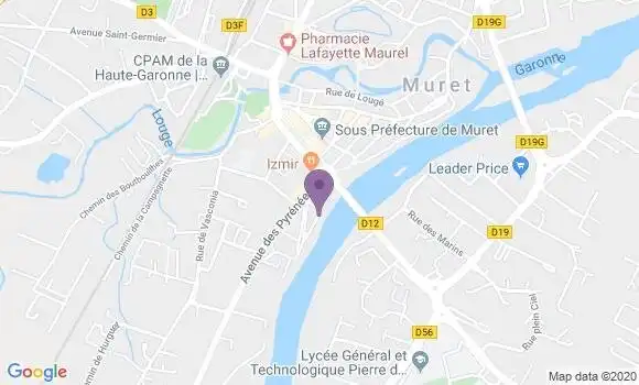 Localisation Mtre Gaillardo Delpech Françoise