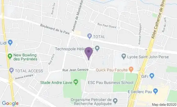 Localisation Mtre Andre Pierre