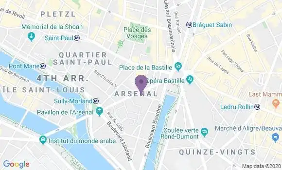 Localisation Mtre André Muriel