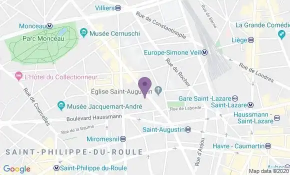 Localisation Mtre André de Milleret Véronique