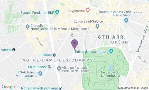 Localisation Mtre Andreotta Sophie