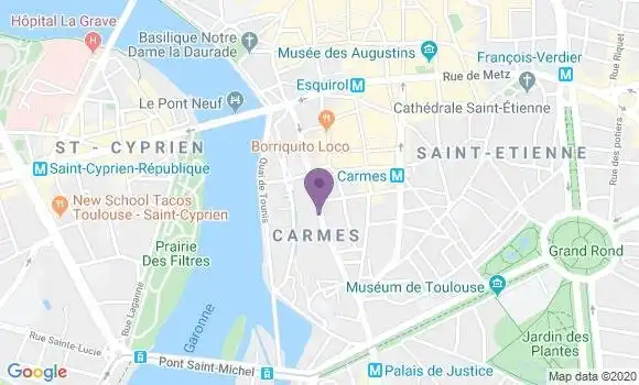 Localisation Mtre Monferran Jacques