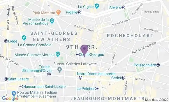 Localisation Mtre Arene Caroline