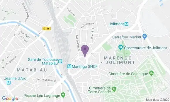 Localisation Mtre Ramondenc Nicolas
