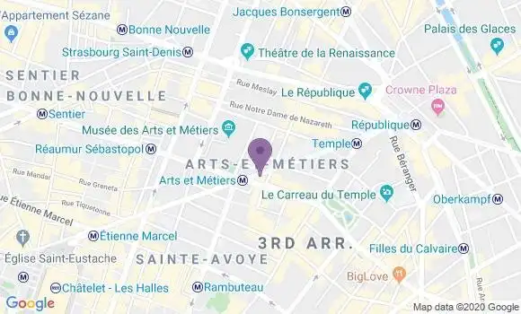 Localisation Mtre Simonet Mathieu