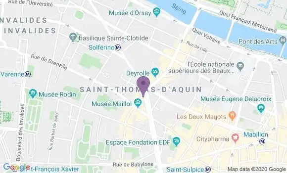 Localisation Mtre Assemat François Xavier