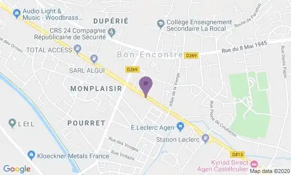 Localisation Mtre Luguet Pascale