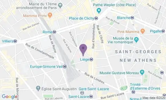 Localisation Mtre Aubert Fabrice