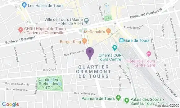 Localisation Mtre Bardon Guillaume