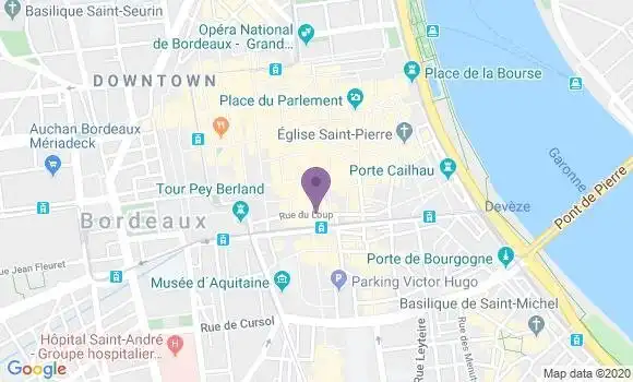Localisation Mtre Auffret de Peyrelongue Oceanne