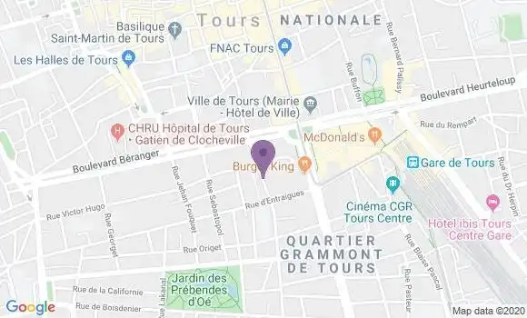 Localisation Mtre Chichery Jean Baptiste