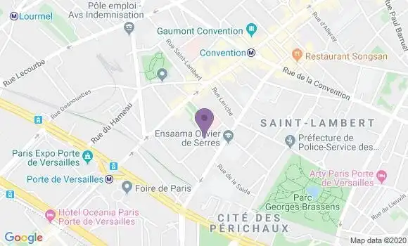 Localisation Mtre Auperin Moreau Pascale