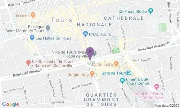 Localisation Mtre David Vincent