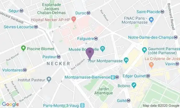 Localisation Mtre Aussedat Antoine