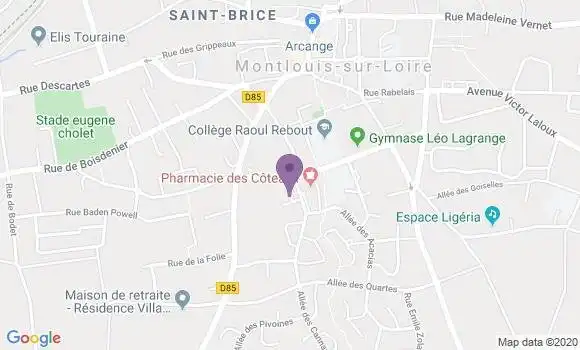 Localisation Mtre Le Coz Eric