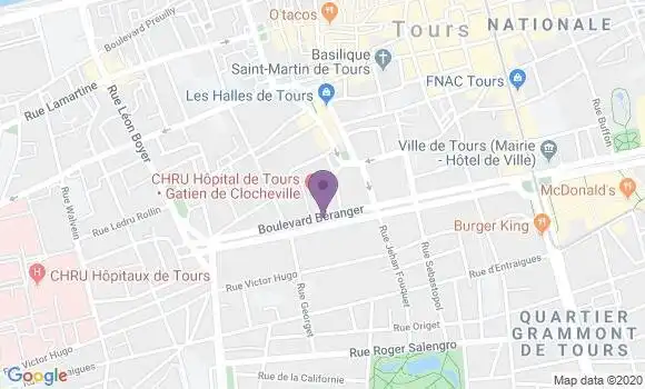 Localisation Mtre Ribaut Laurence