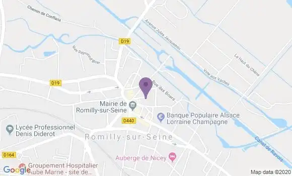 Localisation Mtre Blanc Sylviane