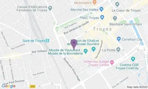 Localisation Mtre Brodard Anne
