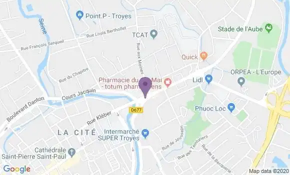 Localisation Mtre Chancerel Carole