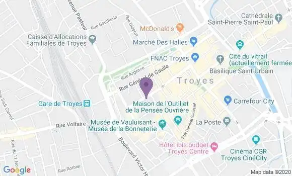 Localisation Mtre Chassagnon Evelyne